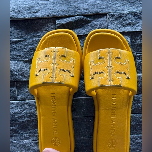 Tory Burch Shoes - Tory Burch Double T Sport Slide Sandals, size 5, Worn once